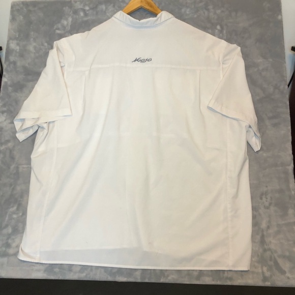 The Saltwater Angler Key West Men's Button-up Shirt Off-White Size 5XL - Picture 5 of 7